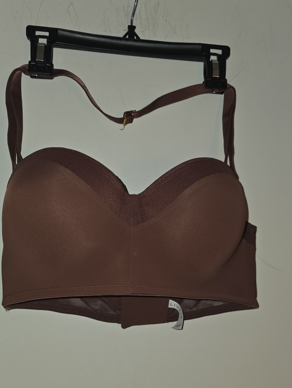 Lively Strapless Longline Bra - Brown